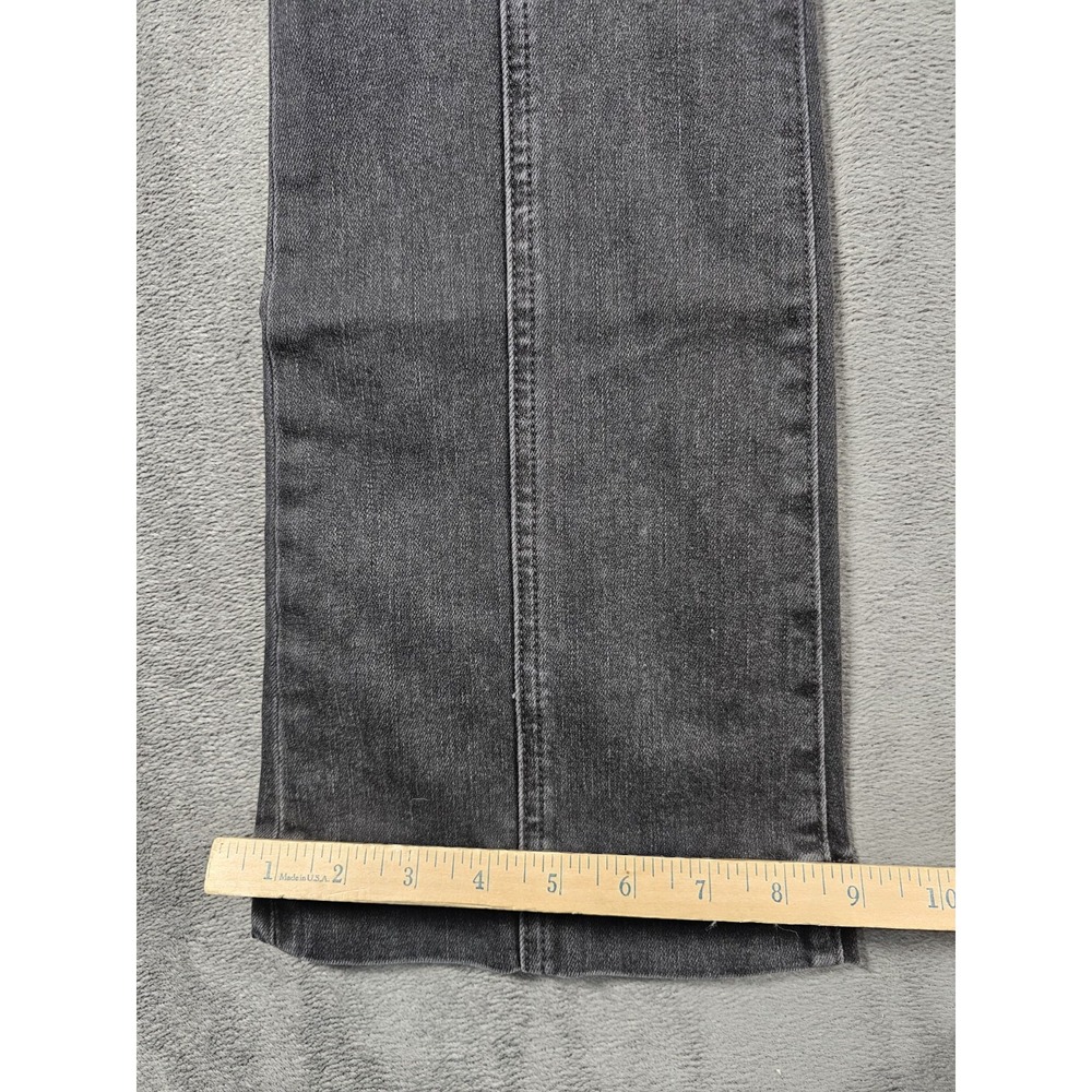 Veronica Beard Jeans Carson Ankle Flare High Rise Womens 26 Washed Black USA - Picture 10 of 11